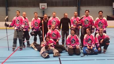 Une première victoire pour les Grolois en challenge départemental hockey loisir