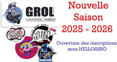 GROL - inscriptions saison 2025-2026